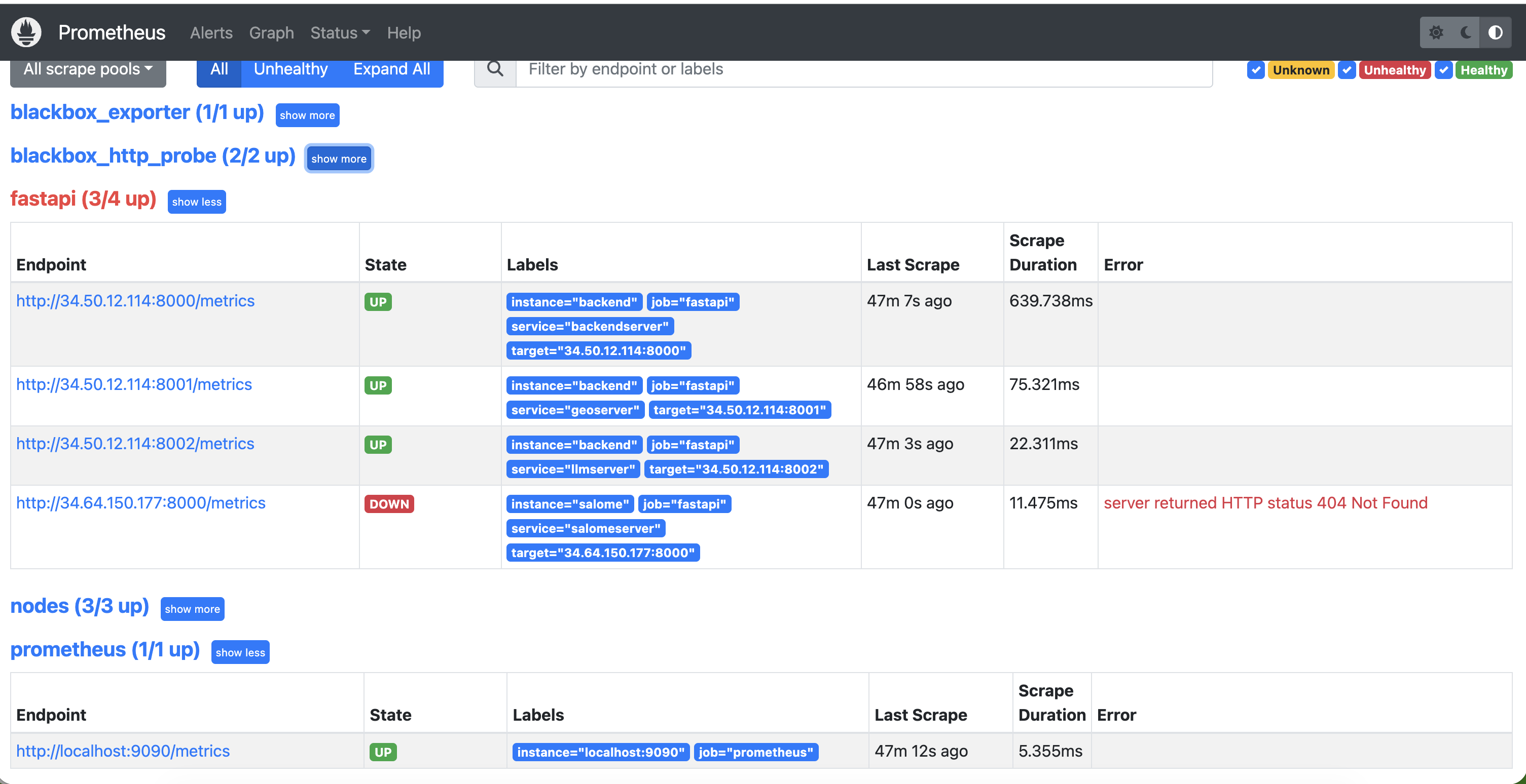 Infrastructure Demo project screenshot